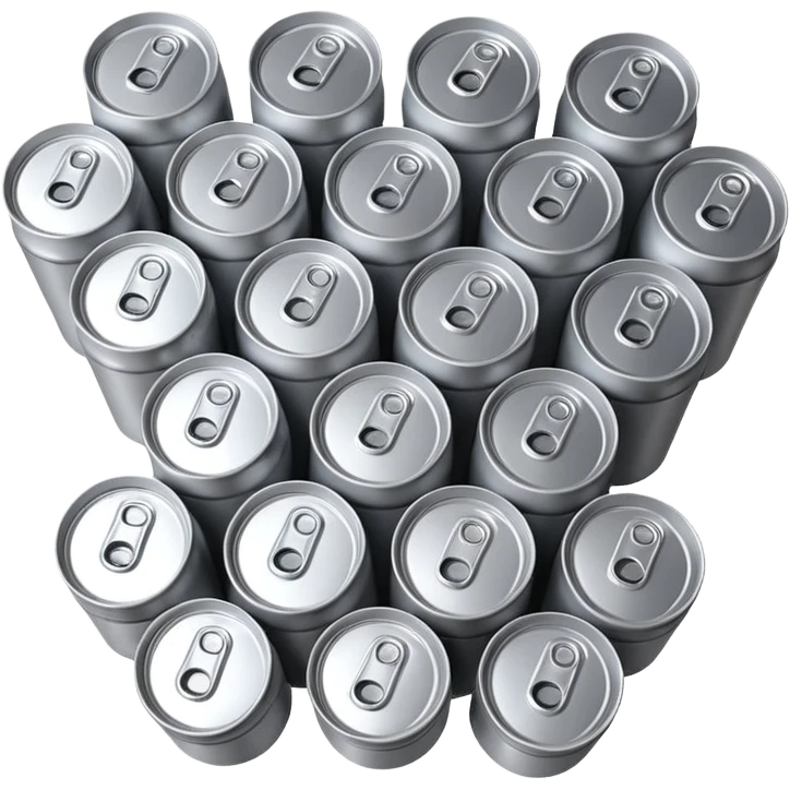 stack of many beer cans emoji