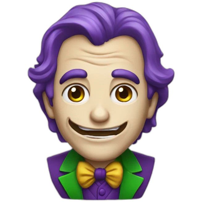 Abogado cara de joker emoji
