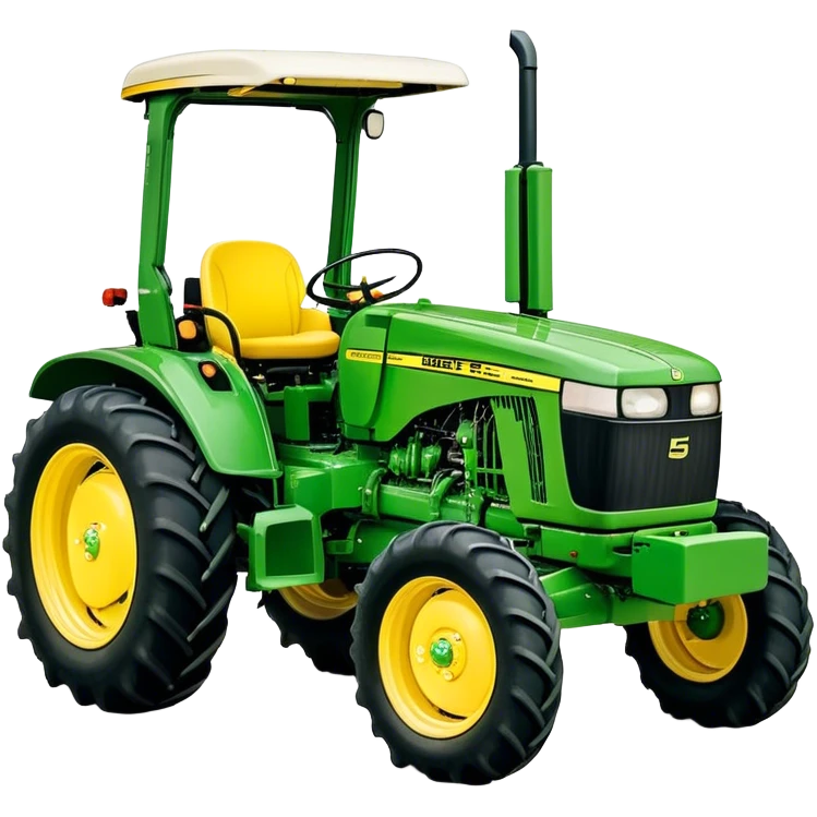 Tractor - John Deere 5055E (Model Year: 2021) (Iconic colour: Green with yellow) emoji