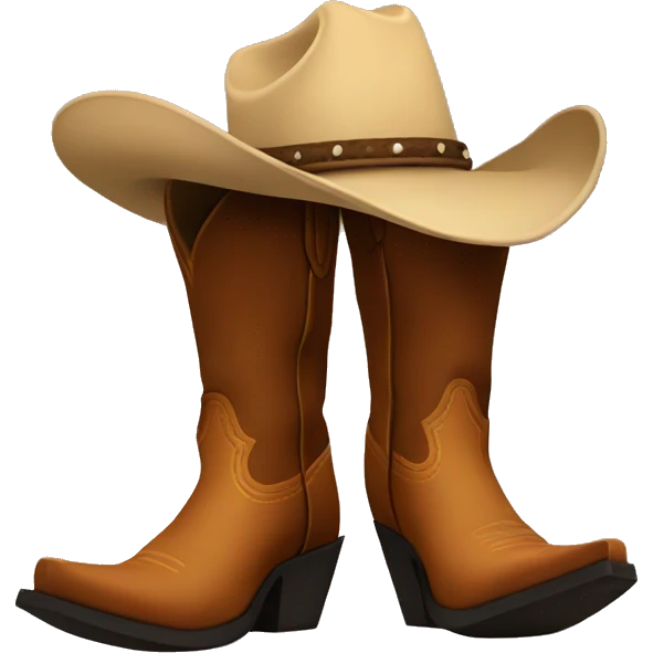 Cowboy boots  emoji