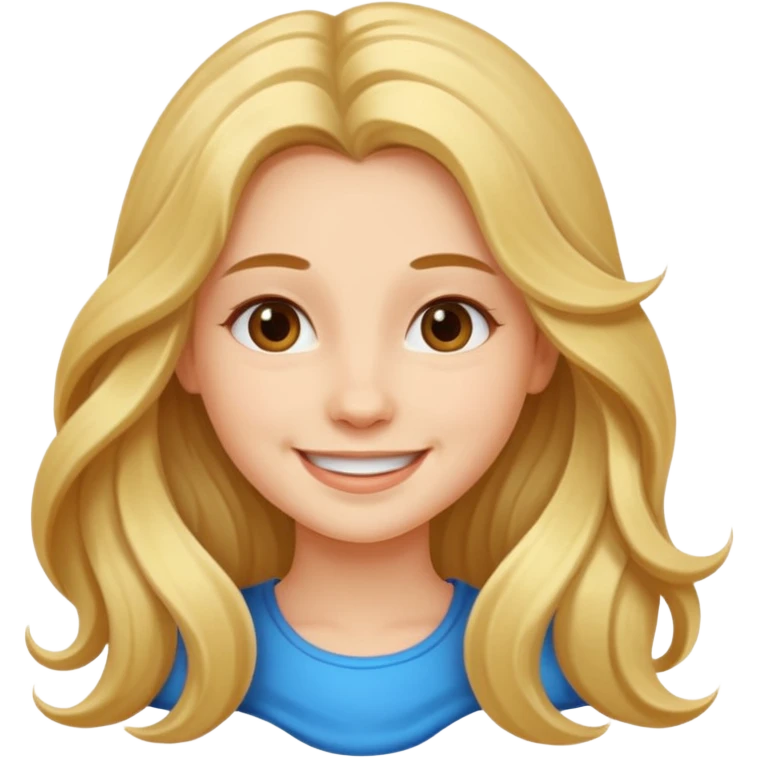 smiling beautiful girl emoji