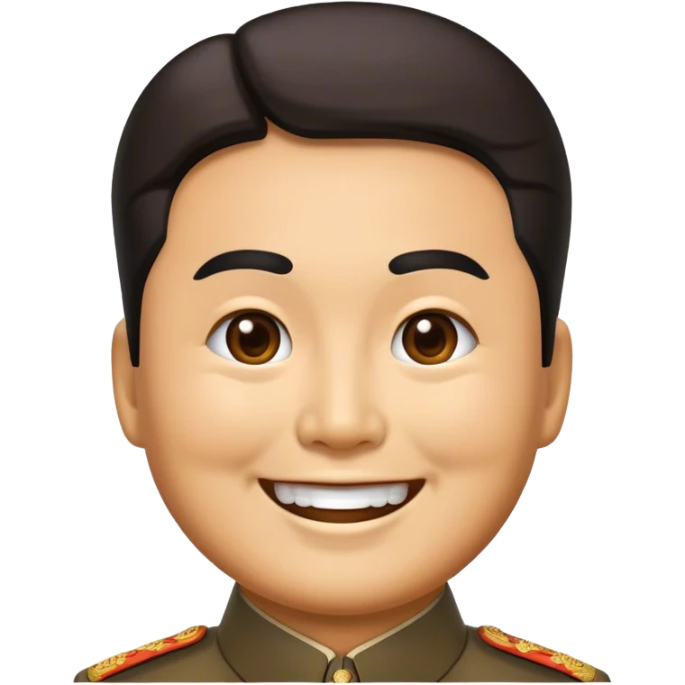 Emoji of dear leader kim il sung smiling  emoji