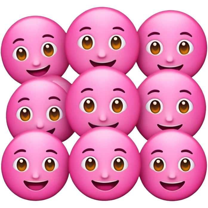 Pink emojis emoji