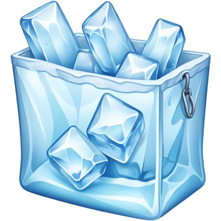 Bag of ice  emoji
