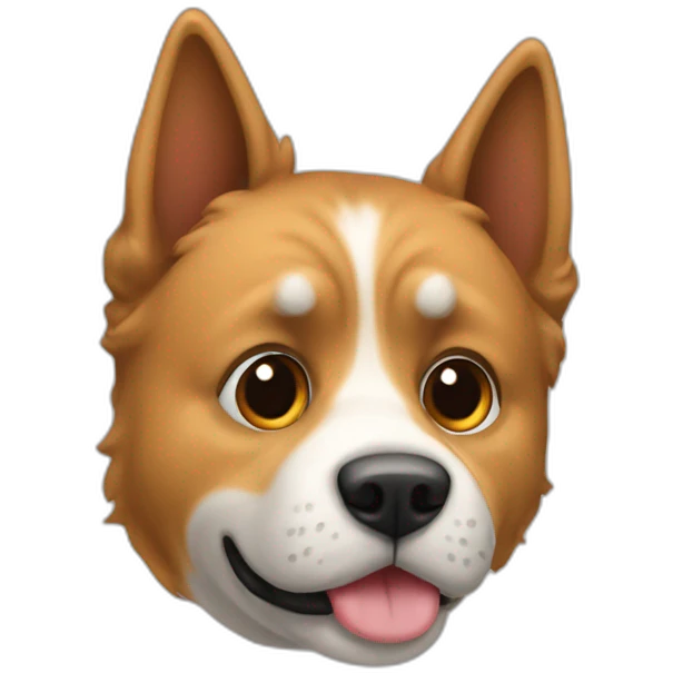 Chat qui fait un câlin à un chien emoji