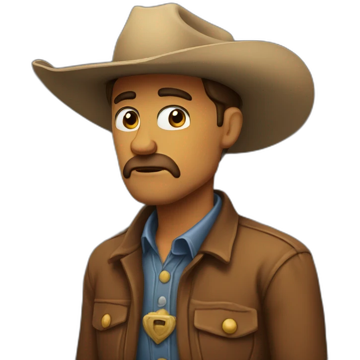 Sad Cowboy emoji