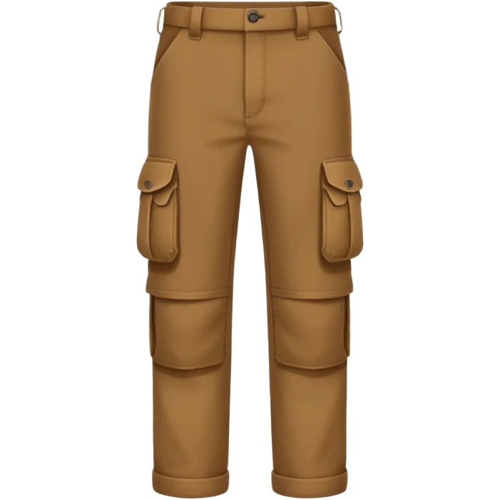 Saia cargo marrom emoji