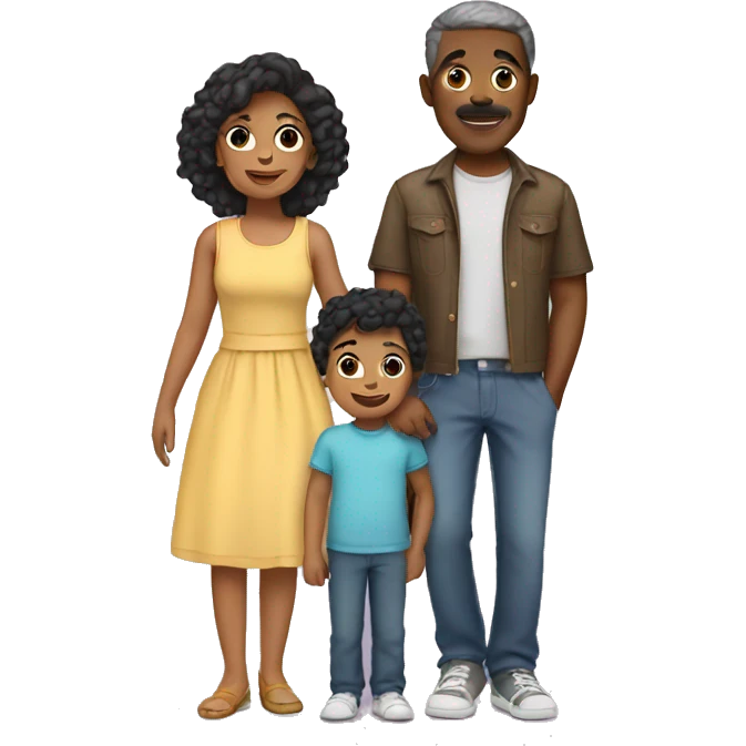 Mixed family  emoji