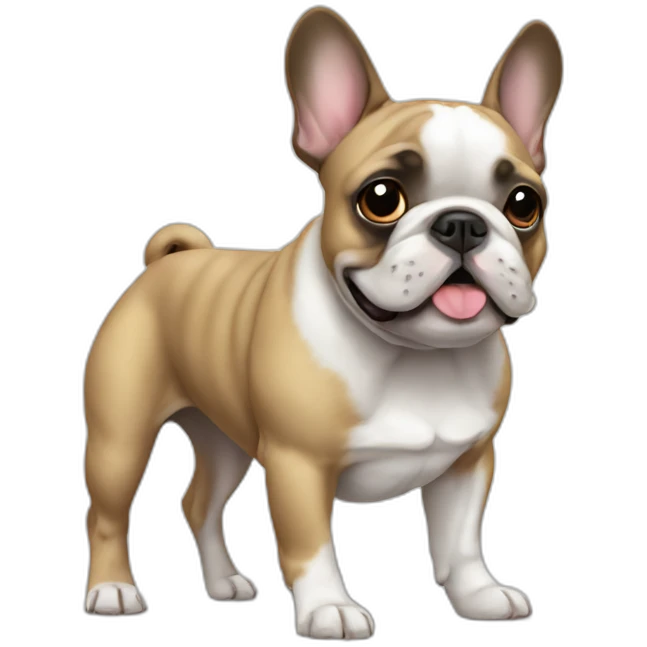 French bulldog zeus emoji