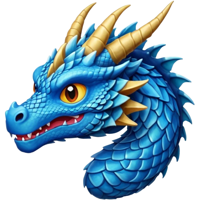 dragon bleu emoji