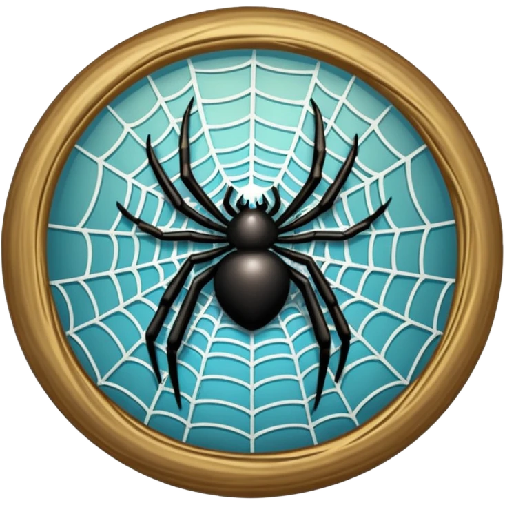 spider wed nest emoji