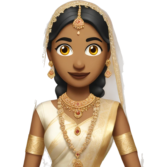 mixed race hindu wedding emoji