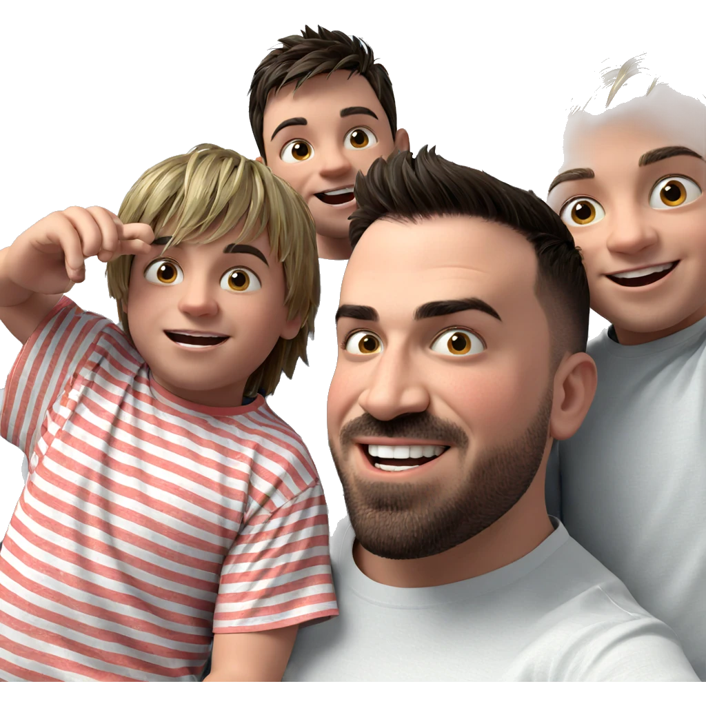 boys having fun indoors emoji