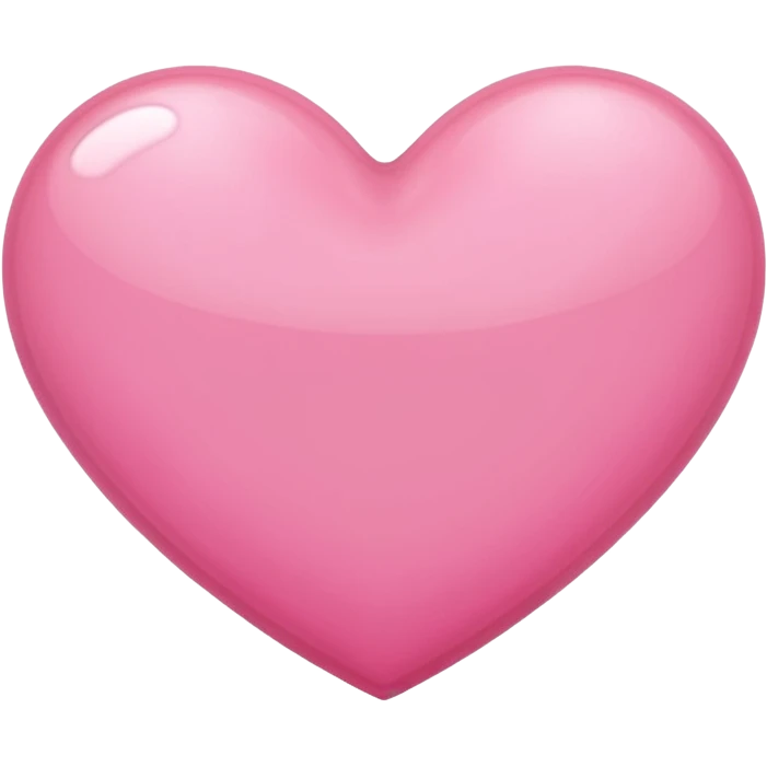 Pink heart emoji