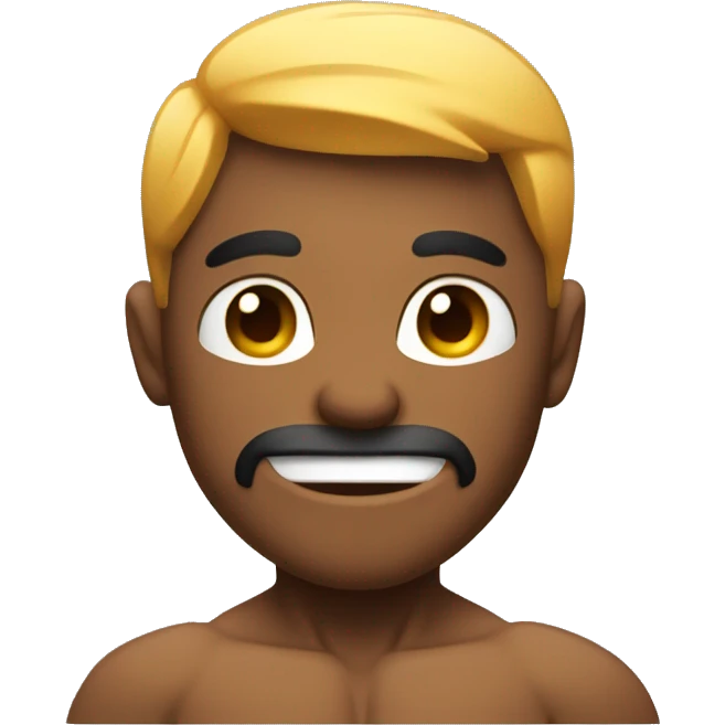 Muscular anthropomorphic character  emoji