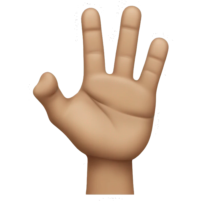 backhand index finger emoji