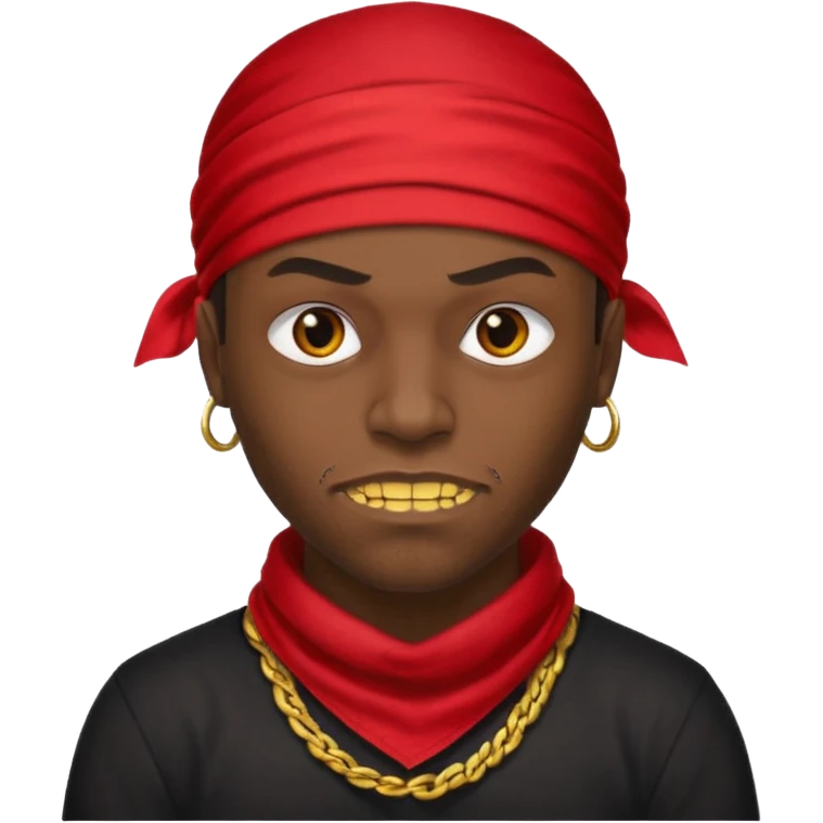 gangster bloods emoji