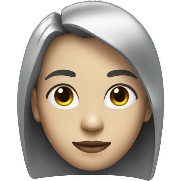 half robot half human emoji