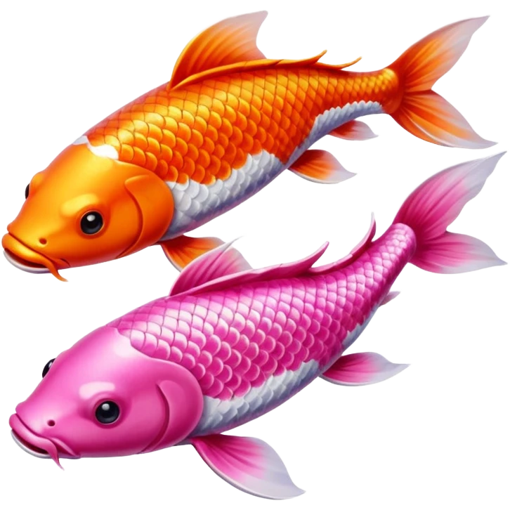peixe koi rosa emoji
