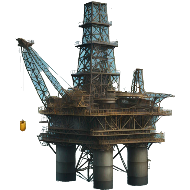 old oil rig emoji