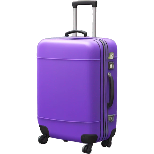 3d luggage purple emoji