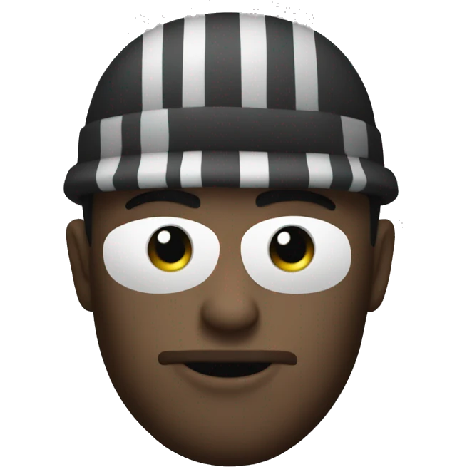 Robber stripes emoji emoji