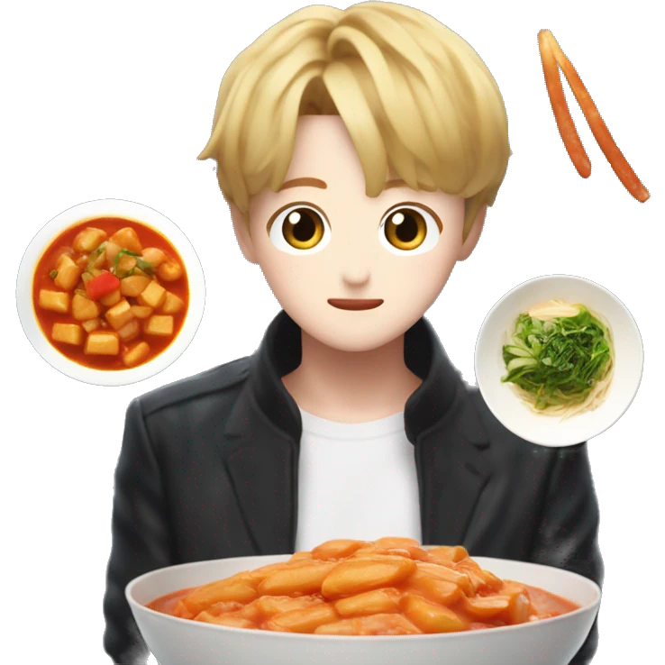 tteokbokki by Jungkook for Jimin emoji