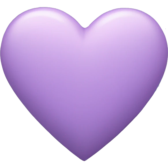 pastel purple heart  emoji