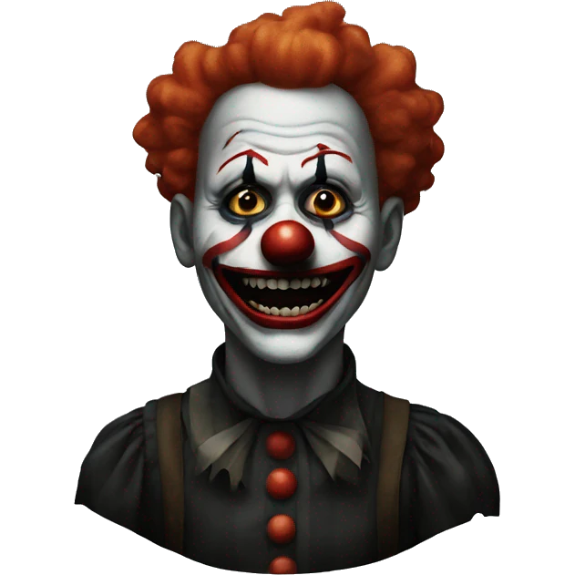 Dark clown  emoji