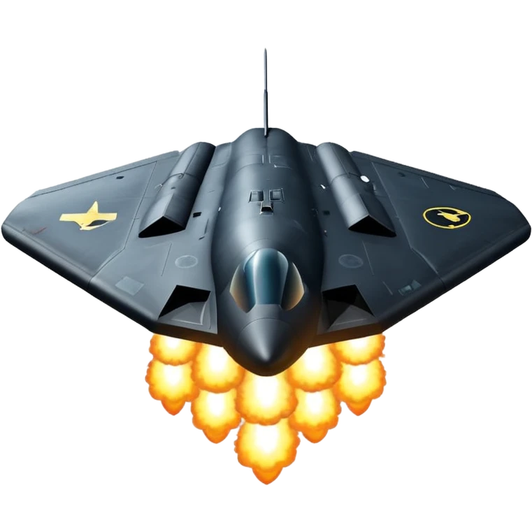 B-2 Spirit dropping boms emoji