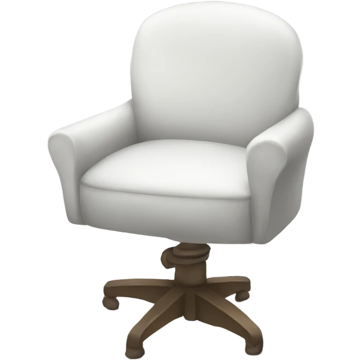white spinning chair emoji
