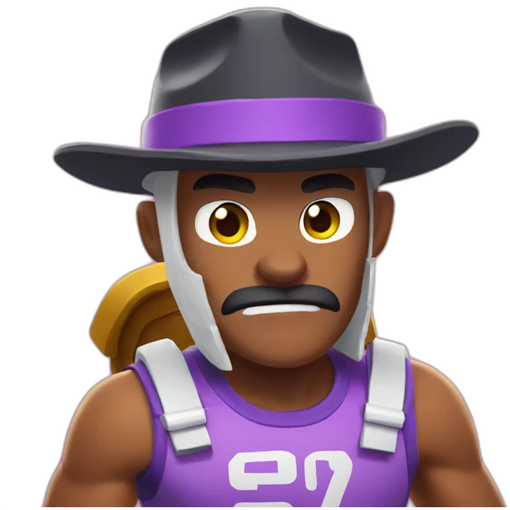 Leon from Brawl stars emoji
