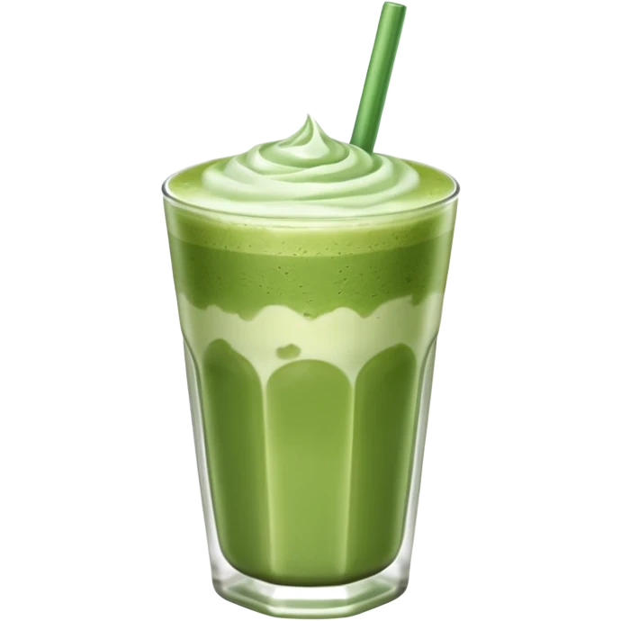 matcha latte iced emoji
