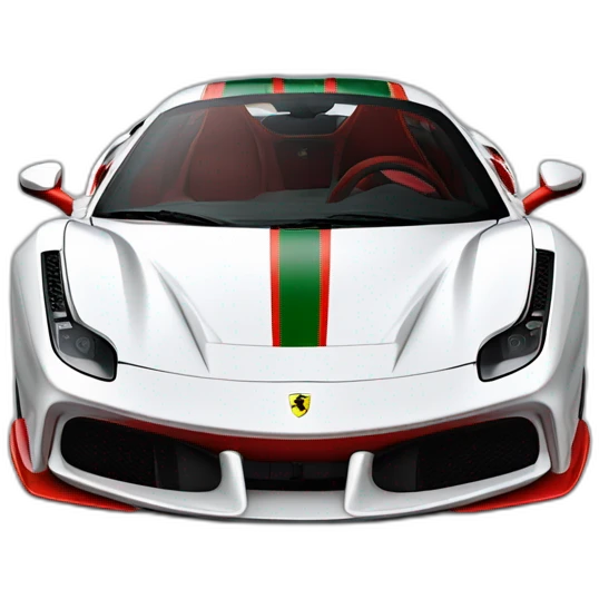 Ferrari 488 pista emoji