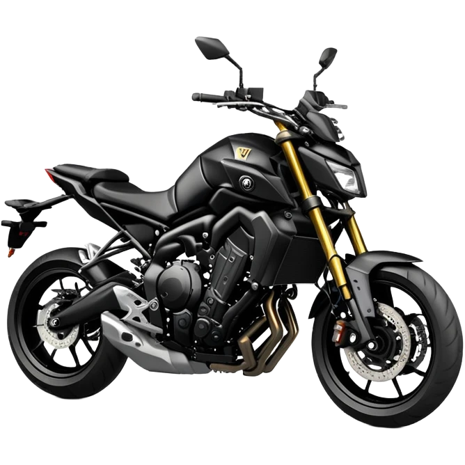 Yamaha MT09 motorcycle emoji