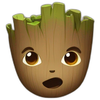 groot bisou emoji