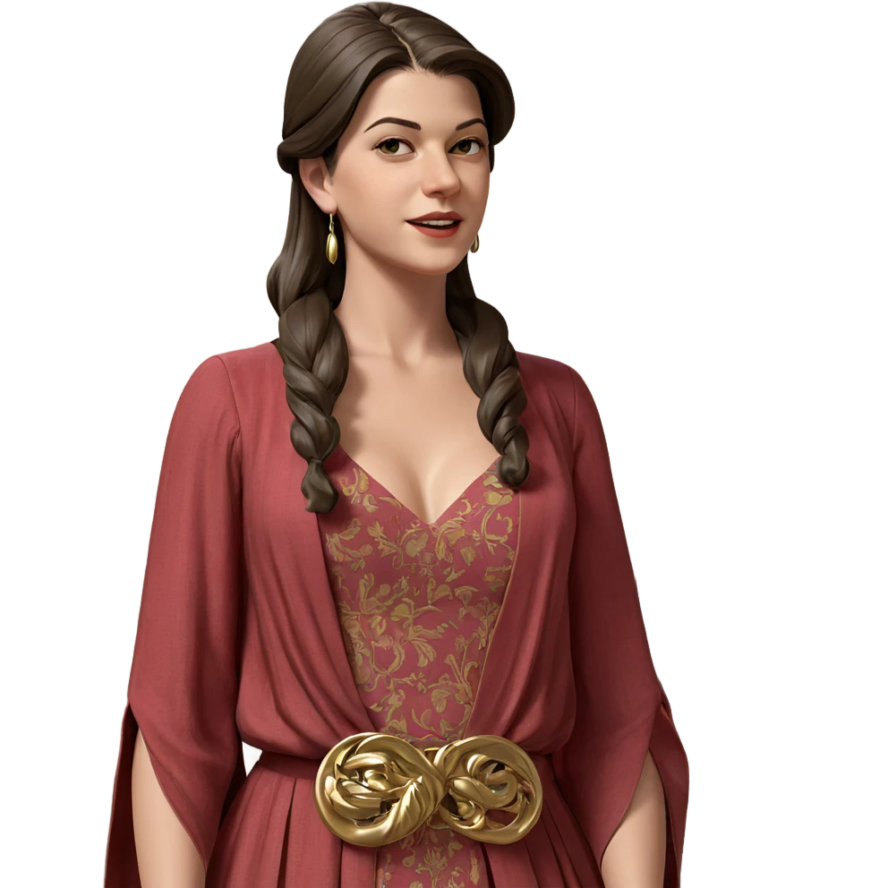 elegant girl in fine art emoji