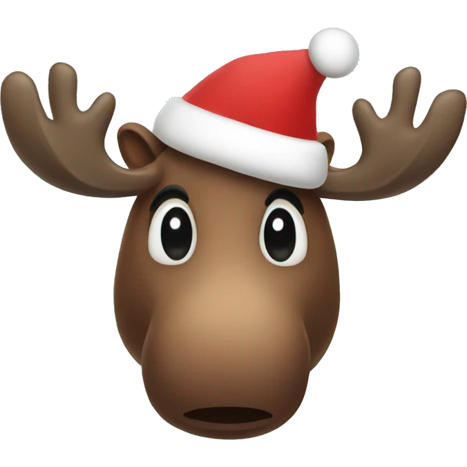 Christmas Moose emoji