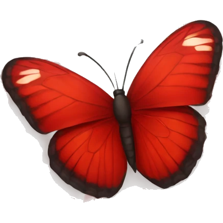 Red butterfly emoji