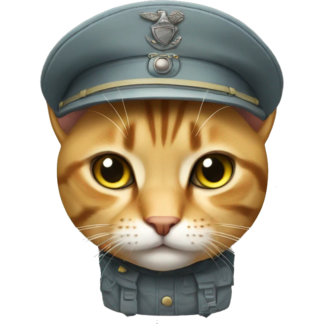 Soldier Cat emoji