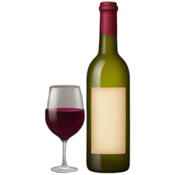 wine bottle emoji