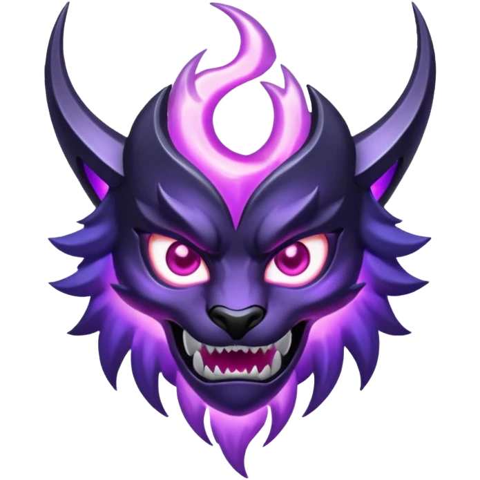 Shadow Fang — black steel + violet aura emoji