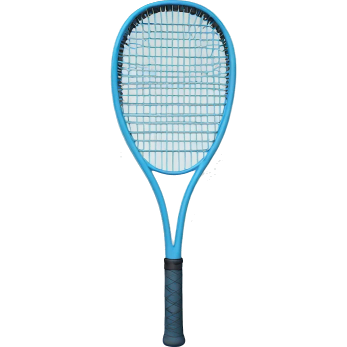 Smurf tennis racket  emoji