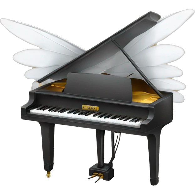 PIANO WITH WINGS emoji