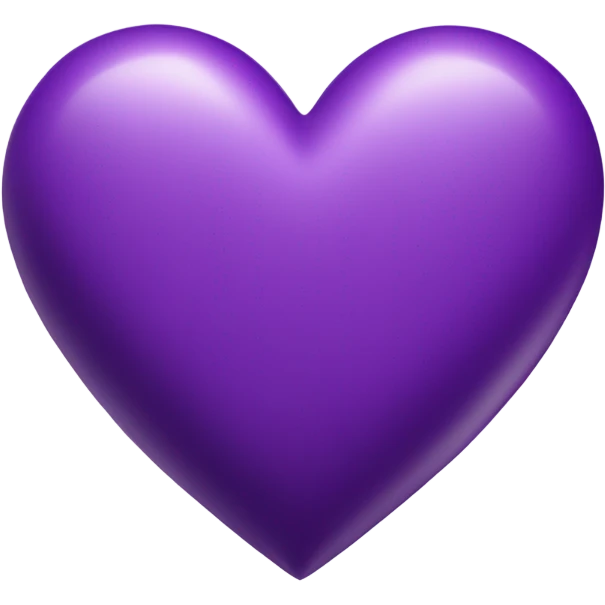 purple heart emoji