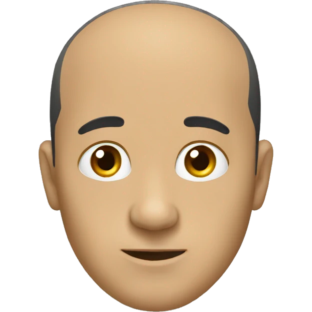 Receding hairline emoji