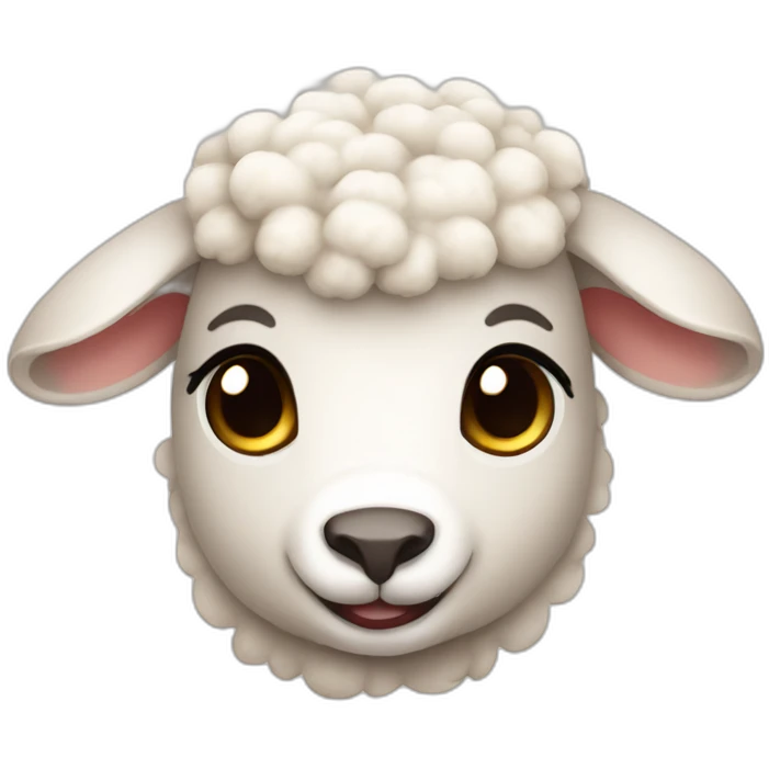 cute lamb emoji