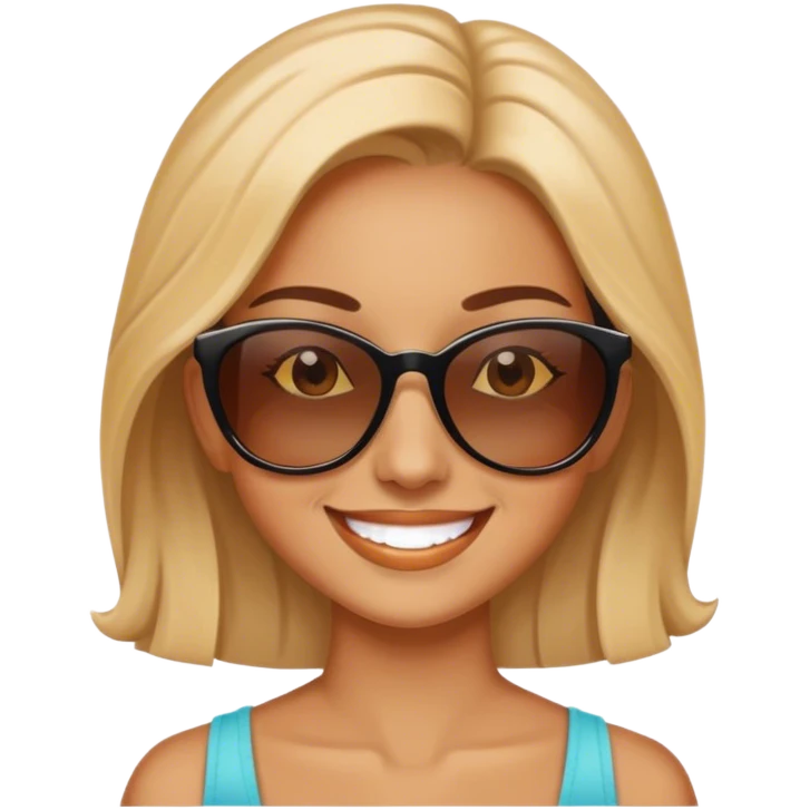 woman sunshine emoji