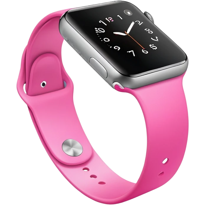 Pink Apple Watch  emoji