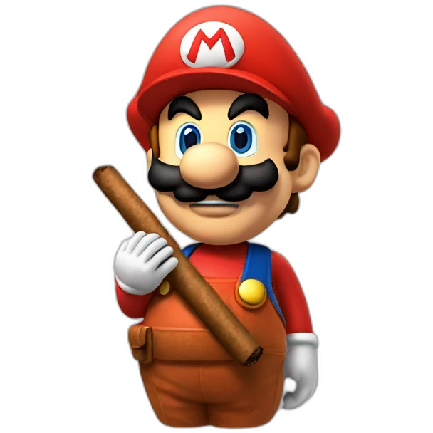 Mario cigar emoji